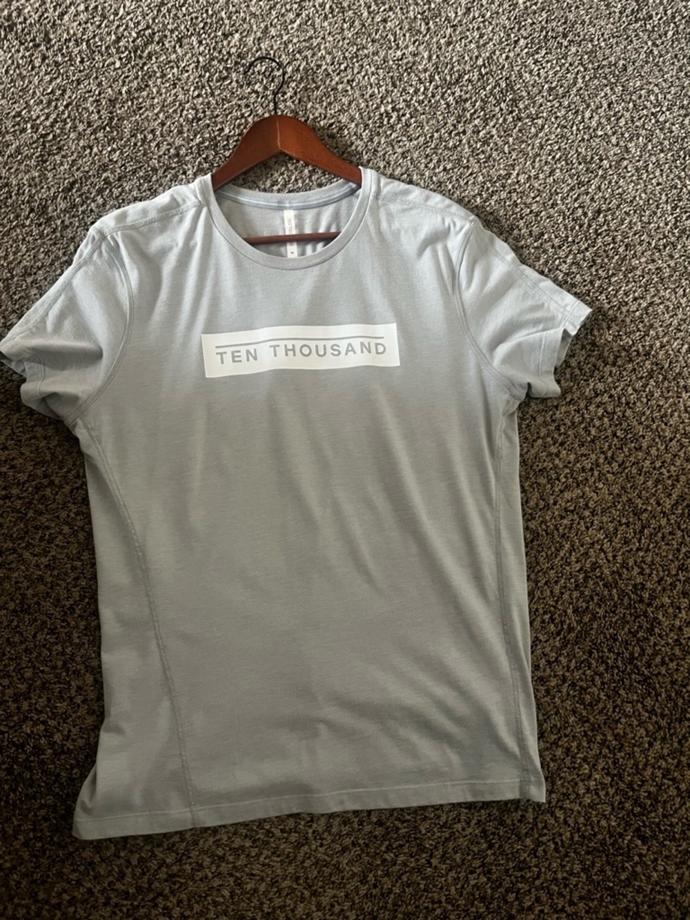 Ten Thousand Light Gray Short Sleeve Performance Tee